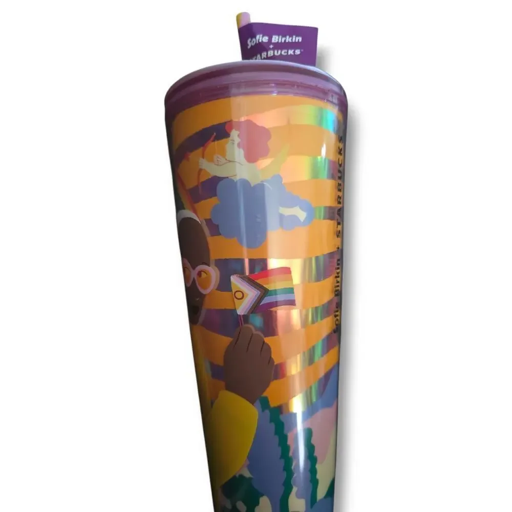 Starbucks x Sofie Birkin merch inspired by LGBTQ+ community venti cup tumbler